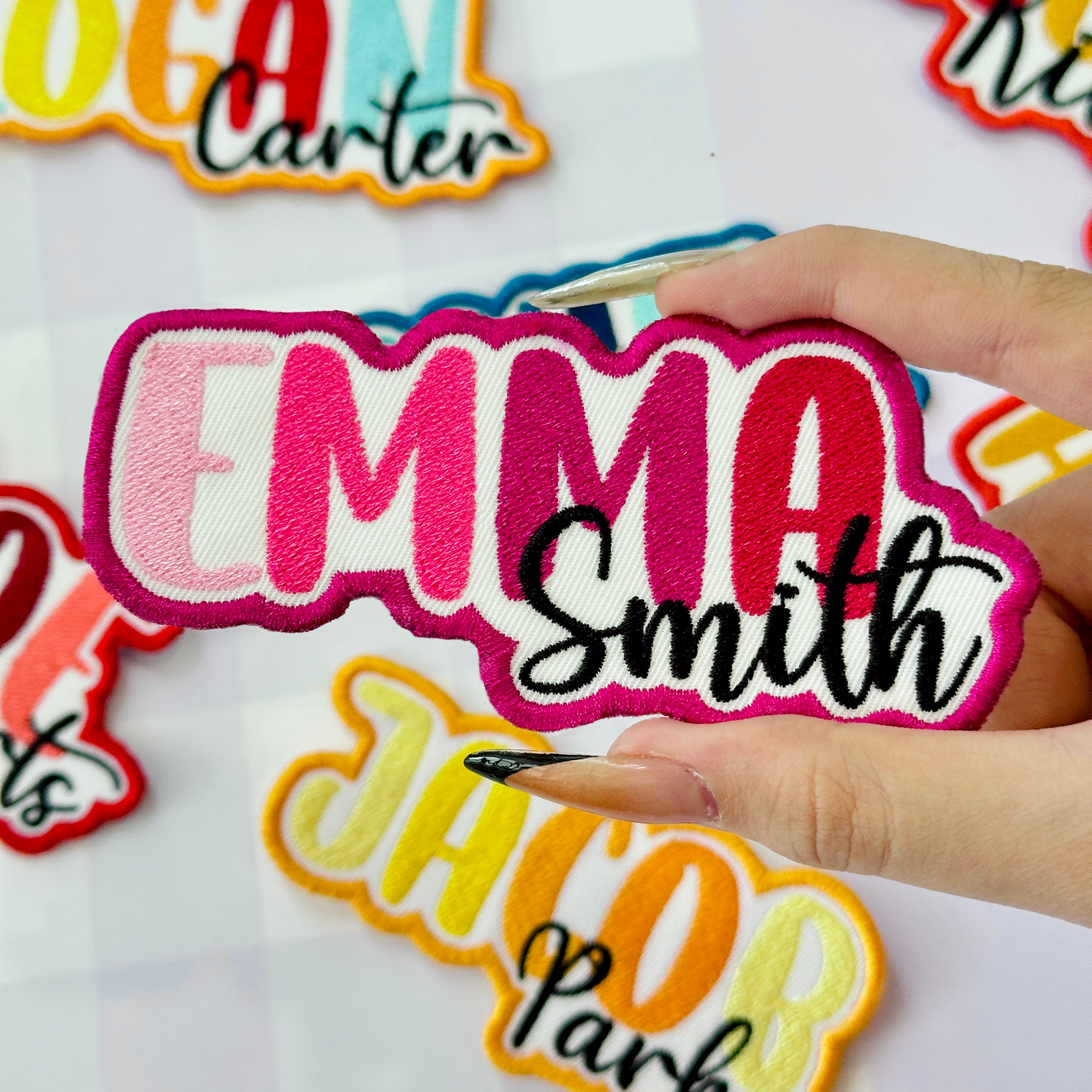 First & Last Name Patches