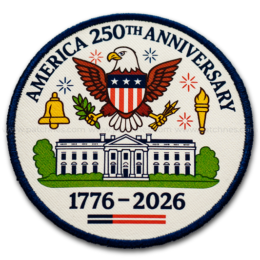 America 250th Anniversary Printed Patch | 1776–2026 USA