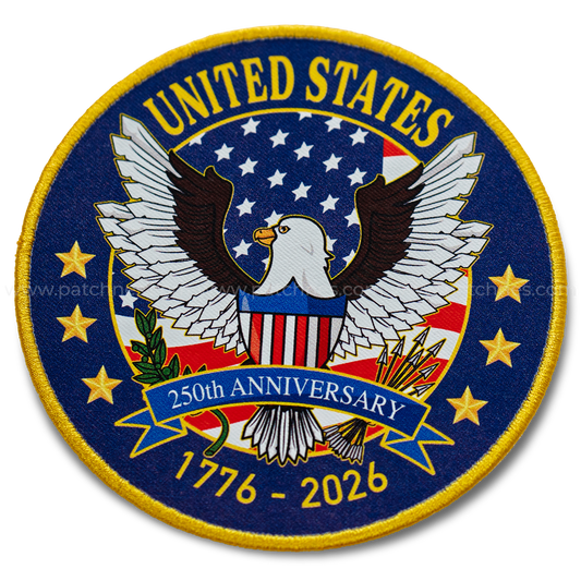 United States 250th Anniversary Patch - Printed Patch