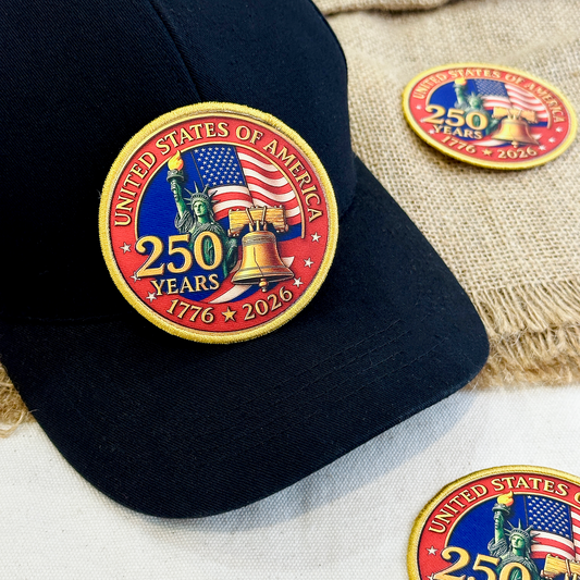 USA American250 Printed Patch