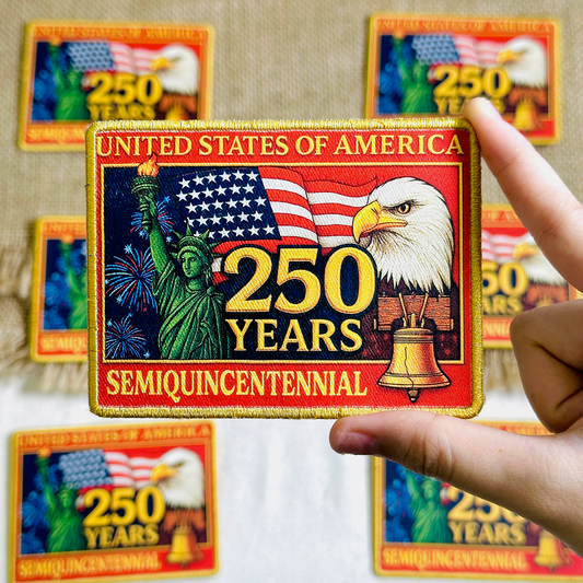 American 250 Years Freedom Patch - Printed Patch