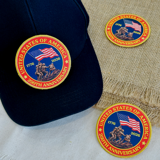 USA 250th Anniversary Military Patch - Printed Patch