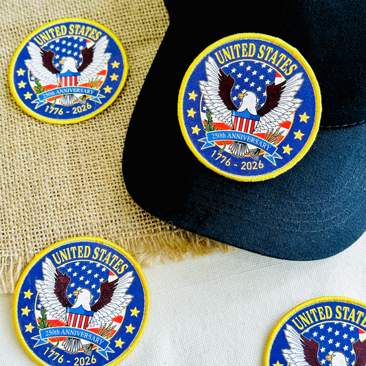 United States 250th Anniversary Patch - Printed Patch