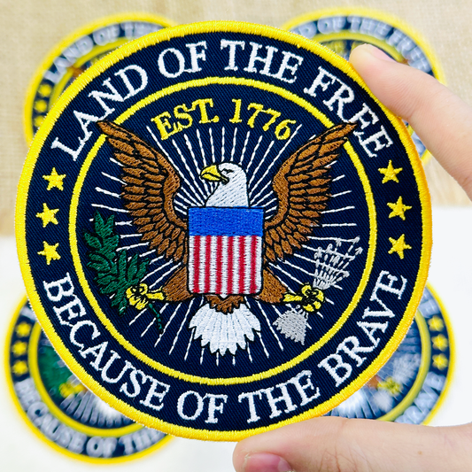 American Eagle 1776 Freedom Embroidered Patch