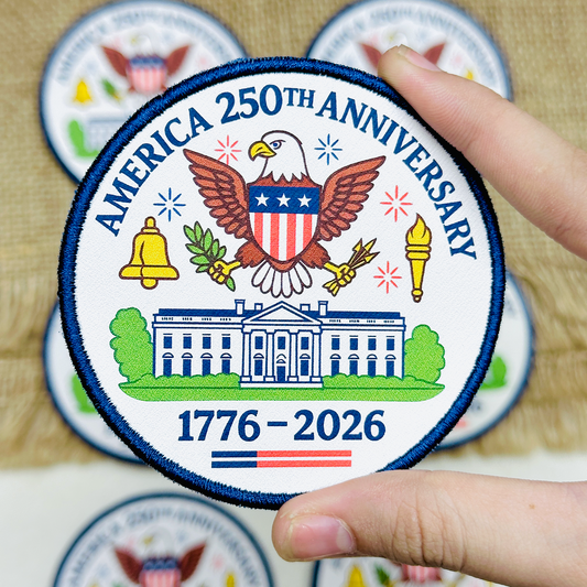 America 250th Anniversary Printed Patch | 1776–2026 USA