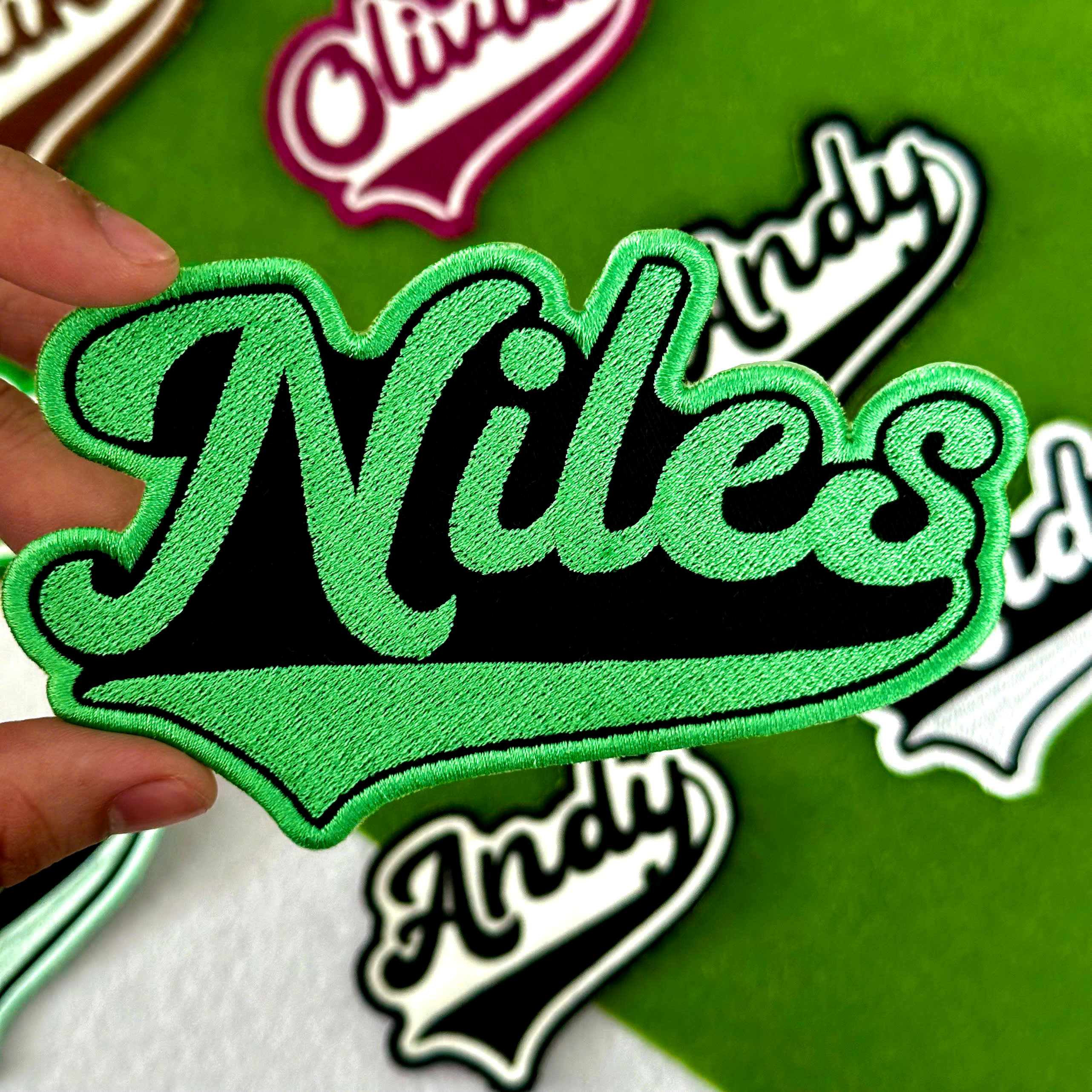 Personalized Embroidered Name Patch