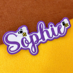 Custom Embroidery with Bee Design