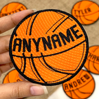 Basketball Player Name Patch
