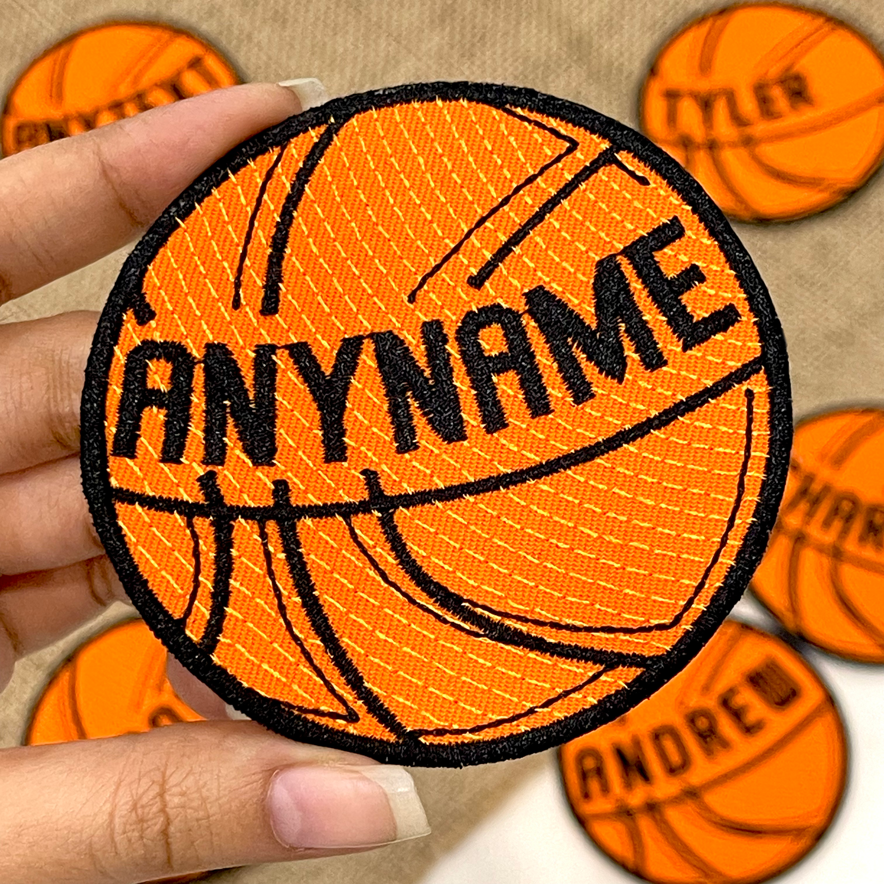 Basketball Player Name Patch