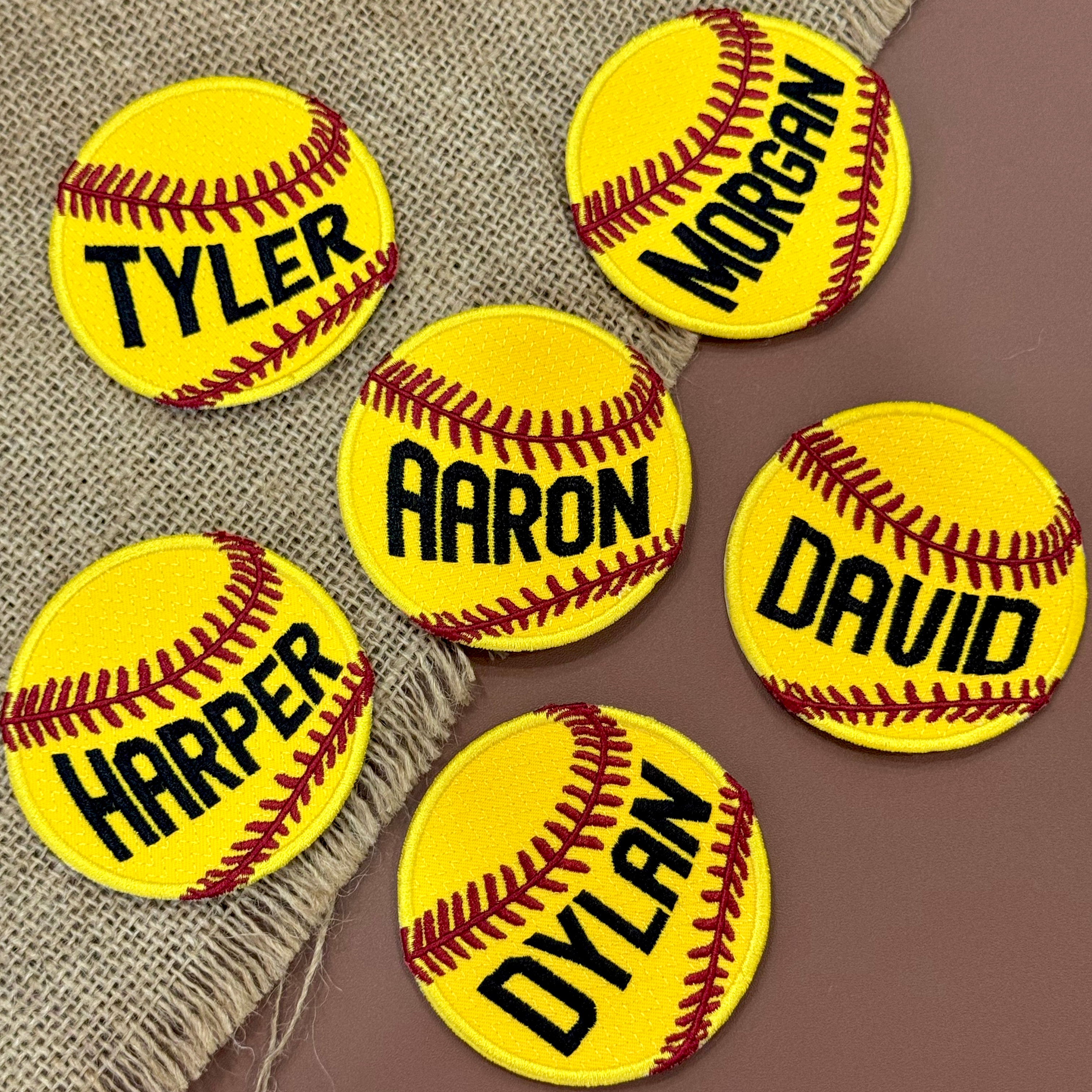 Personalized Softball Patch