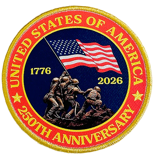 USA 250th Anniversary Military Patch - Printed Patch