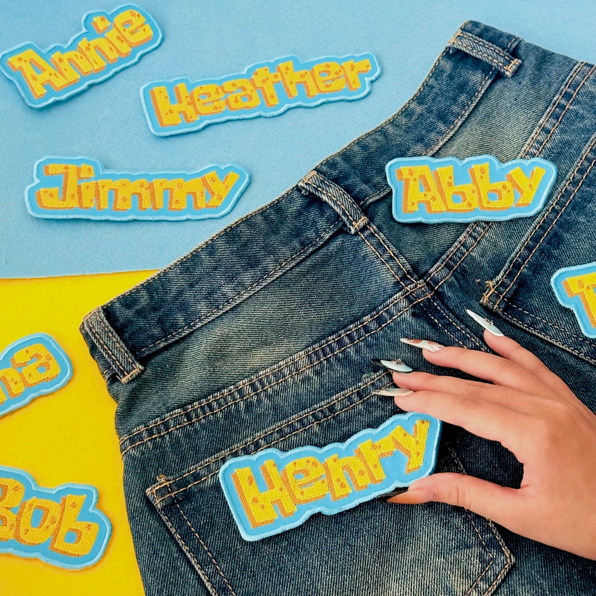Personalized Bubble Letter Patch