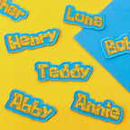 Personalized Bubble Letter Patch