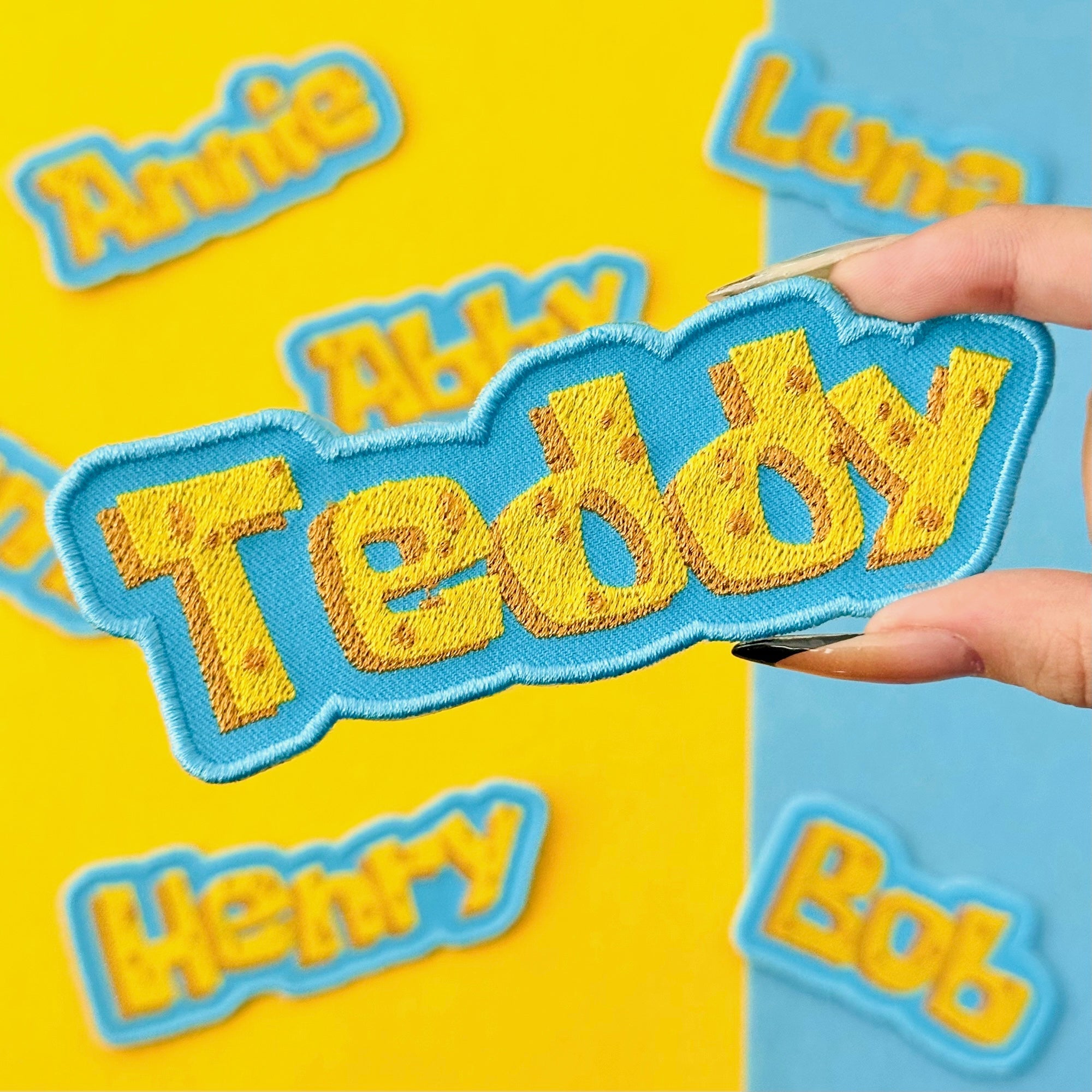 Personalized Bubble Letter Patch