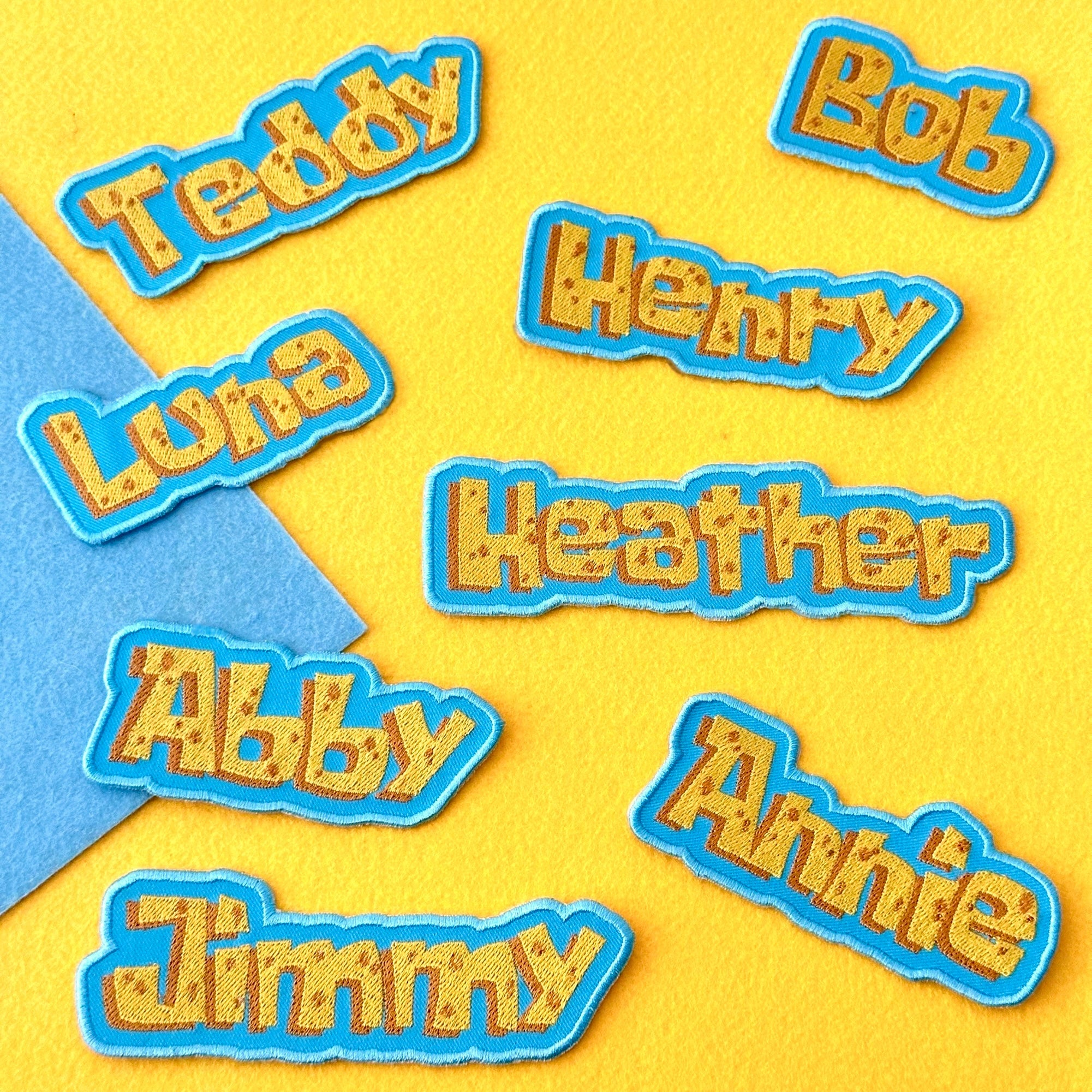 Personalized Bubble Letter Patch