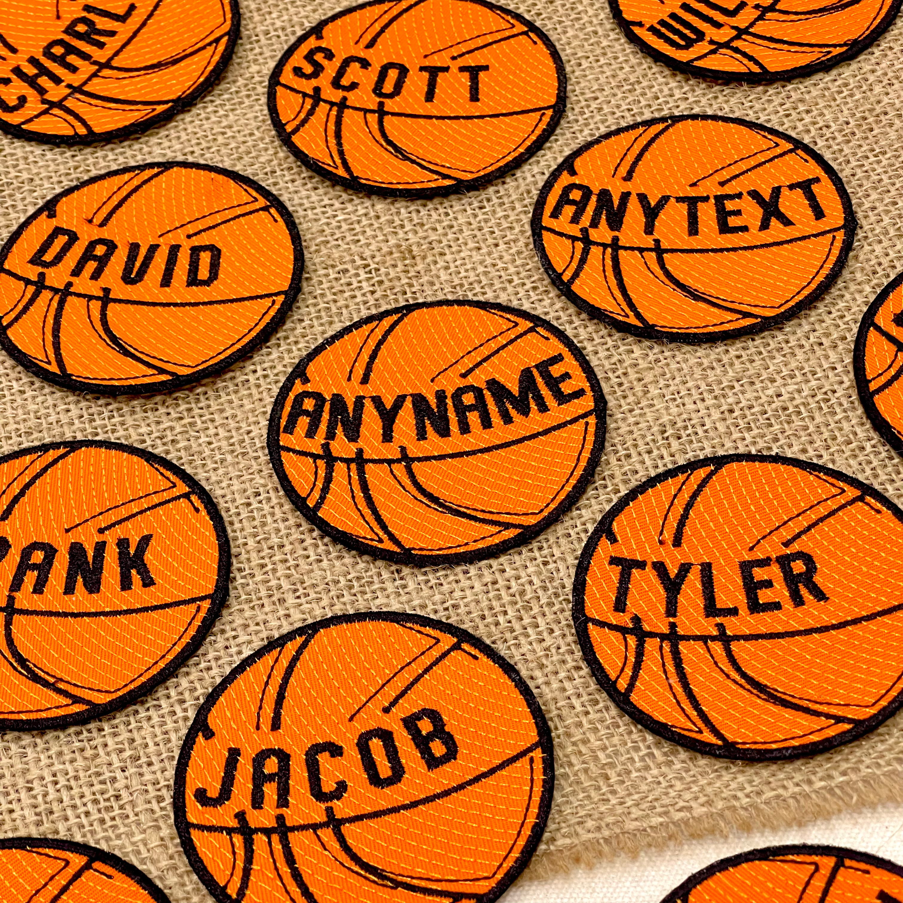 Basketball Player Name Patch