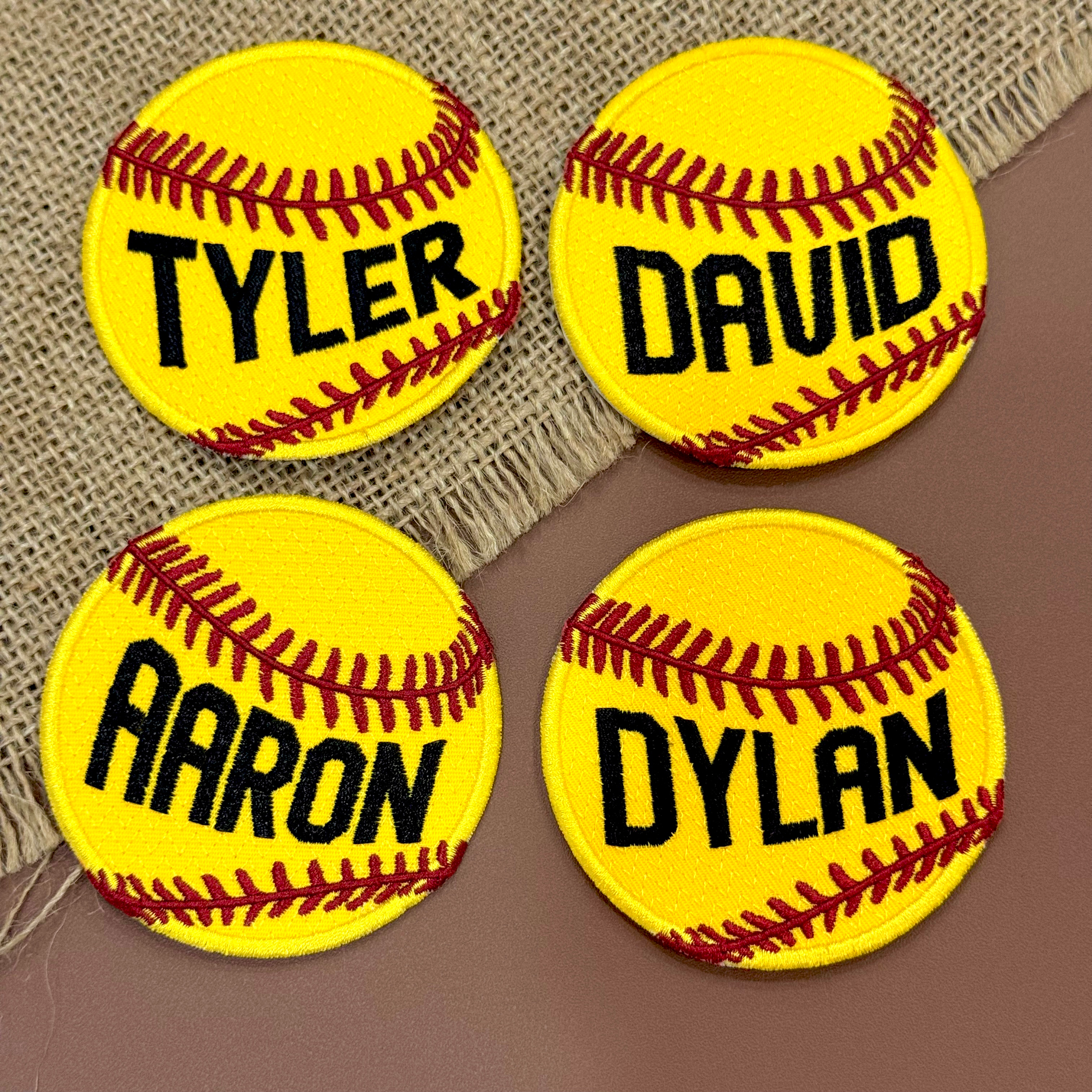 Personalized Softball Patch
