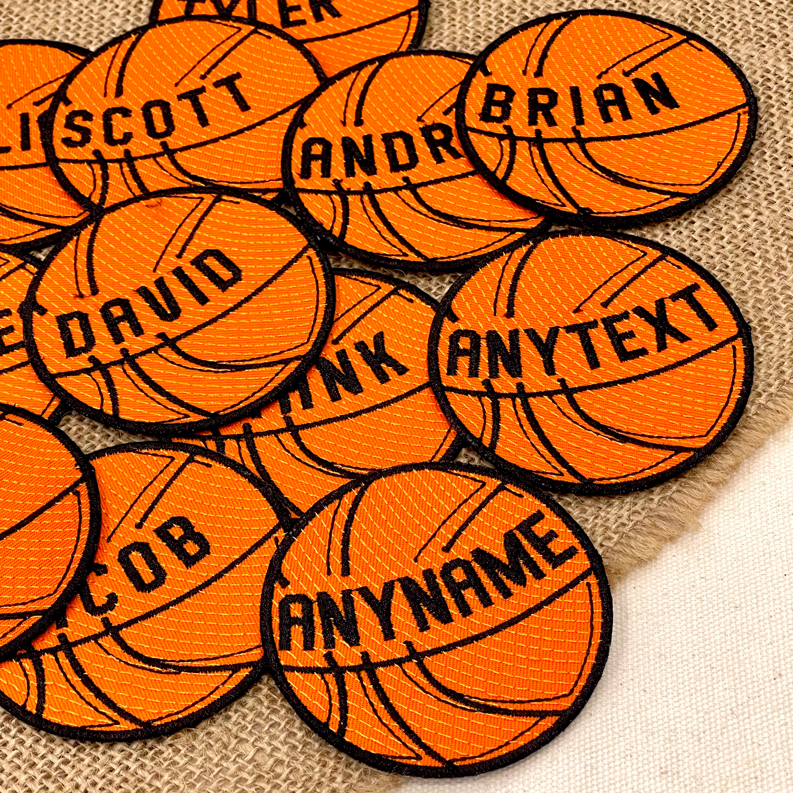 Basketball Player Name Patch