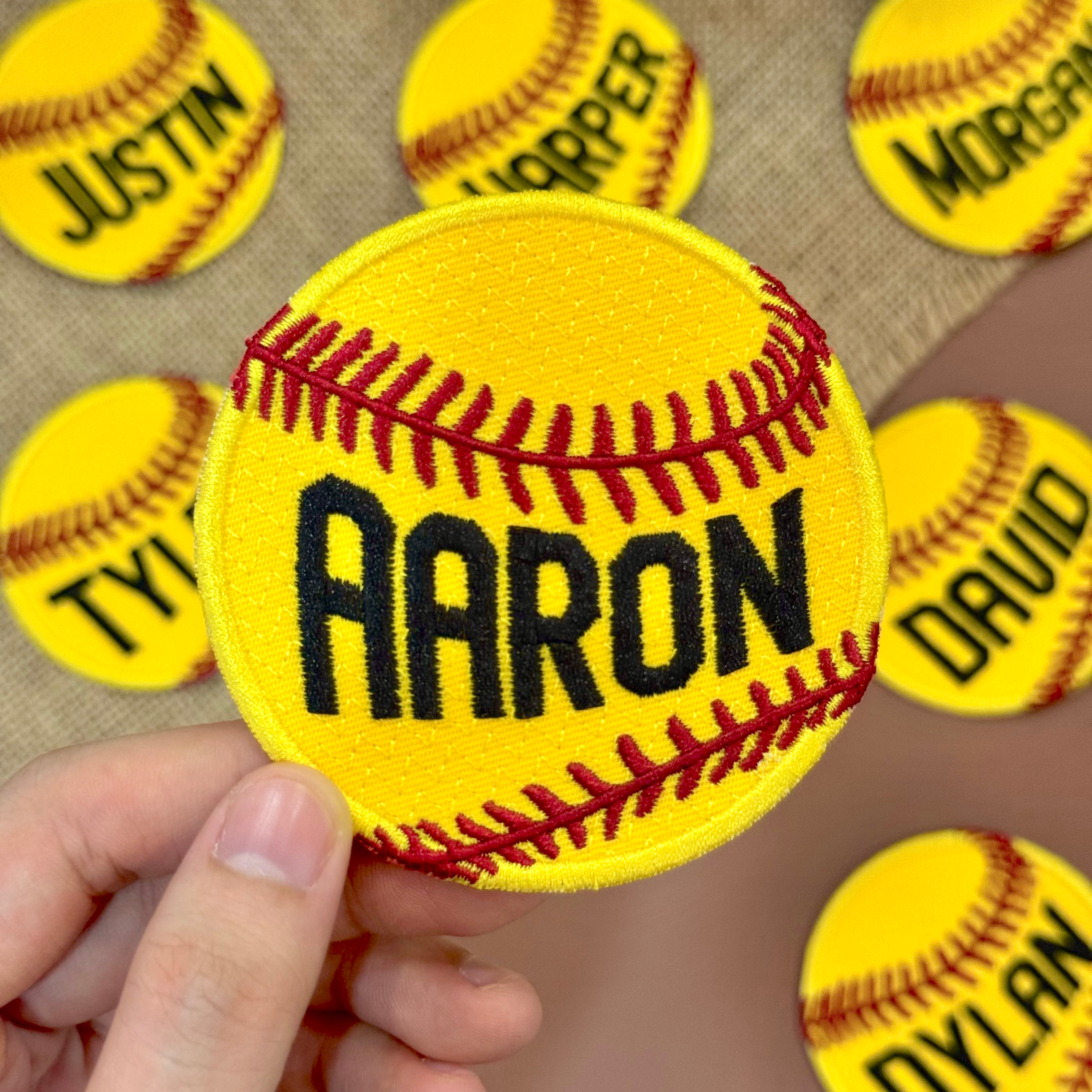Personalized Softball Patch