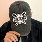 Baseball Crossed Bats Patch