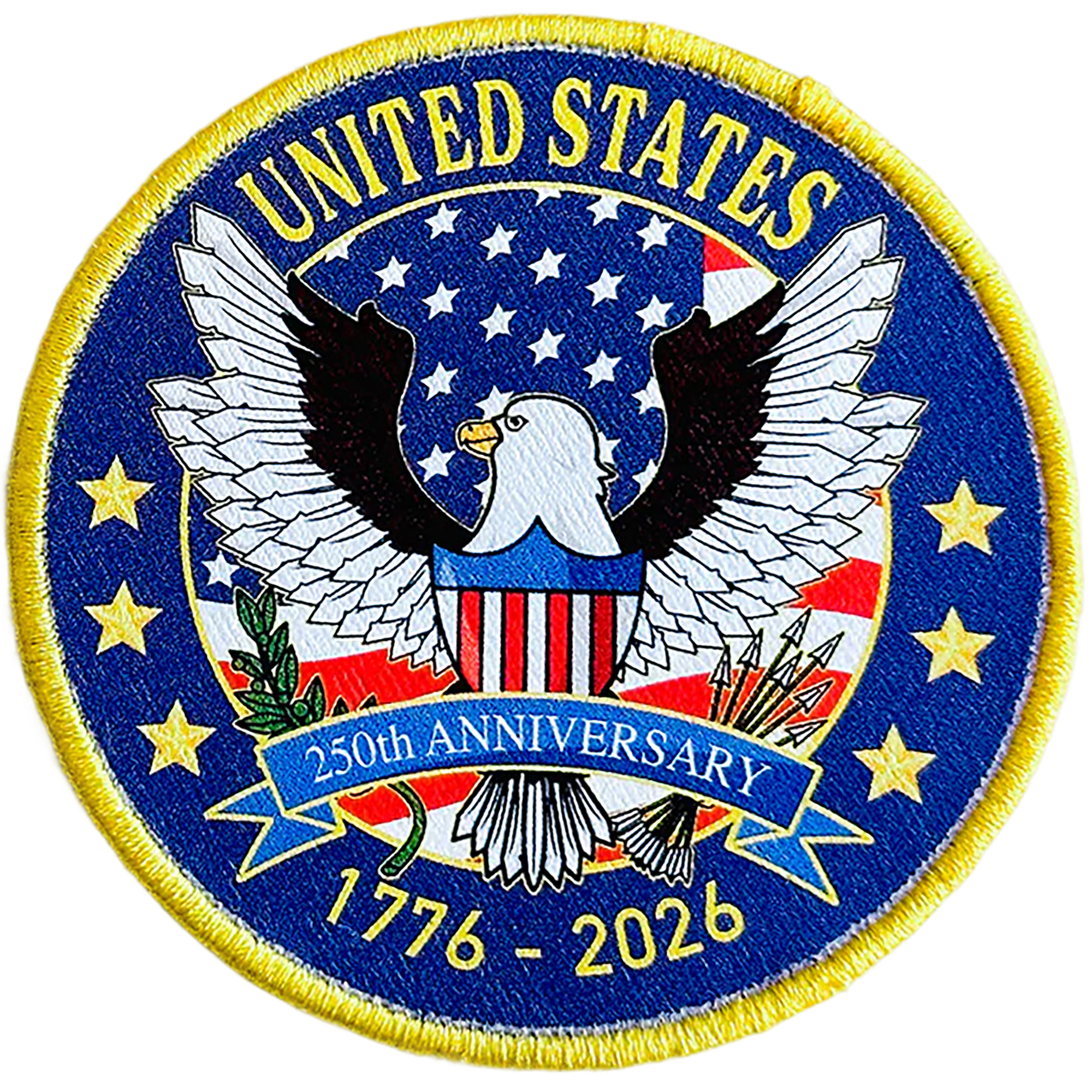 United States 250th Anniversary Patch - Printed Patch
