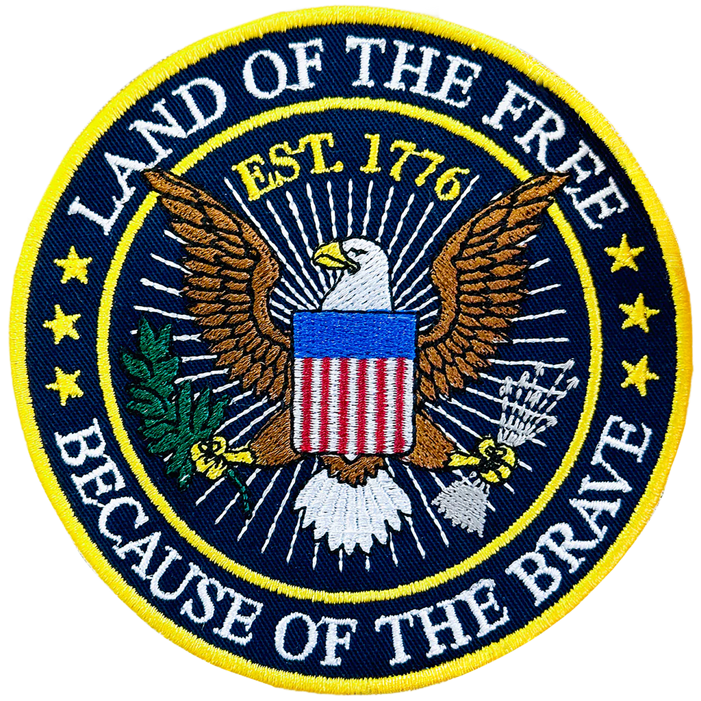 American Eagle 1776 Freedom Embroidered Patch