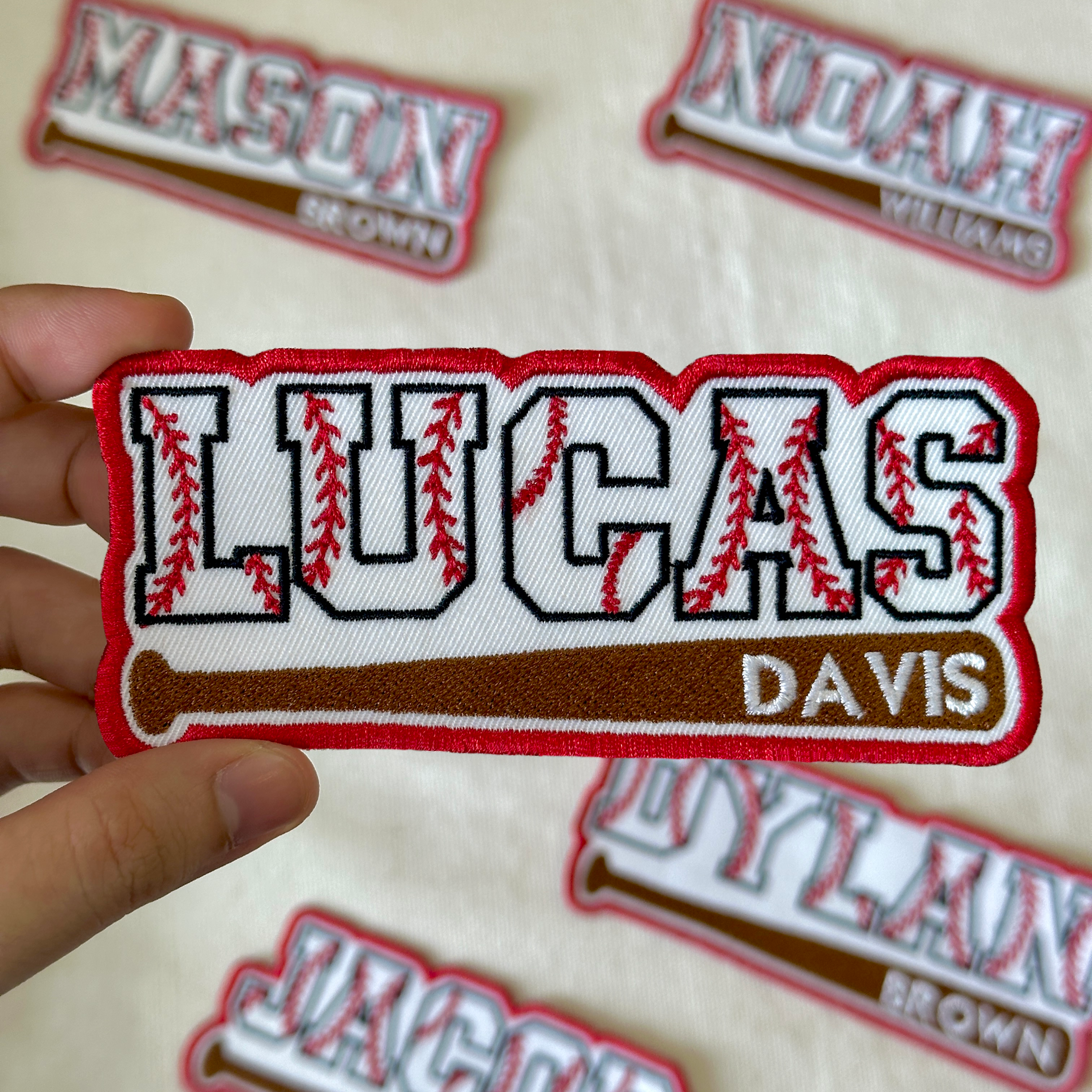 Baseball Custom Name Patch