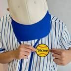 Yellow Softball Patch