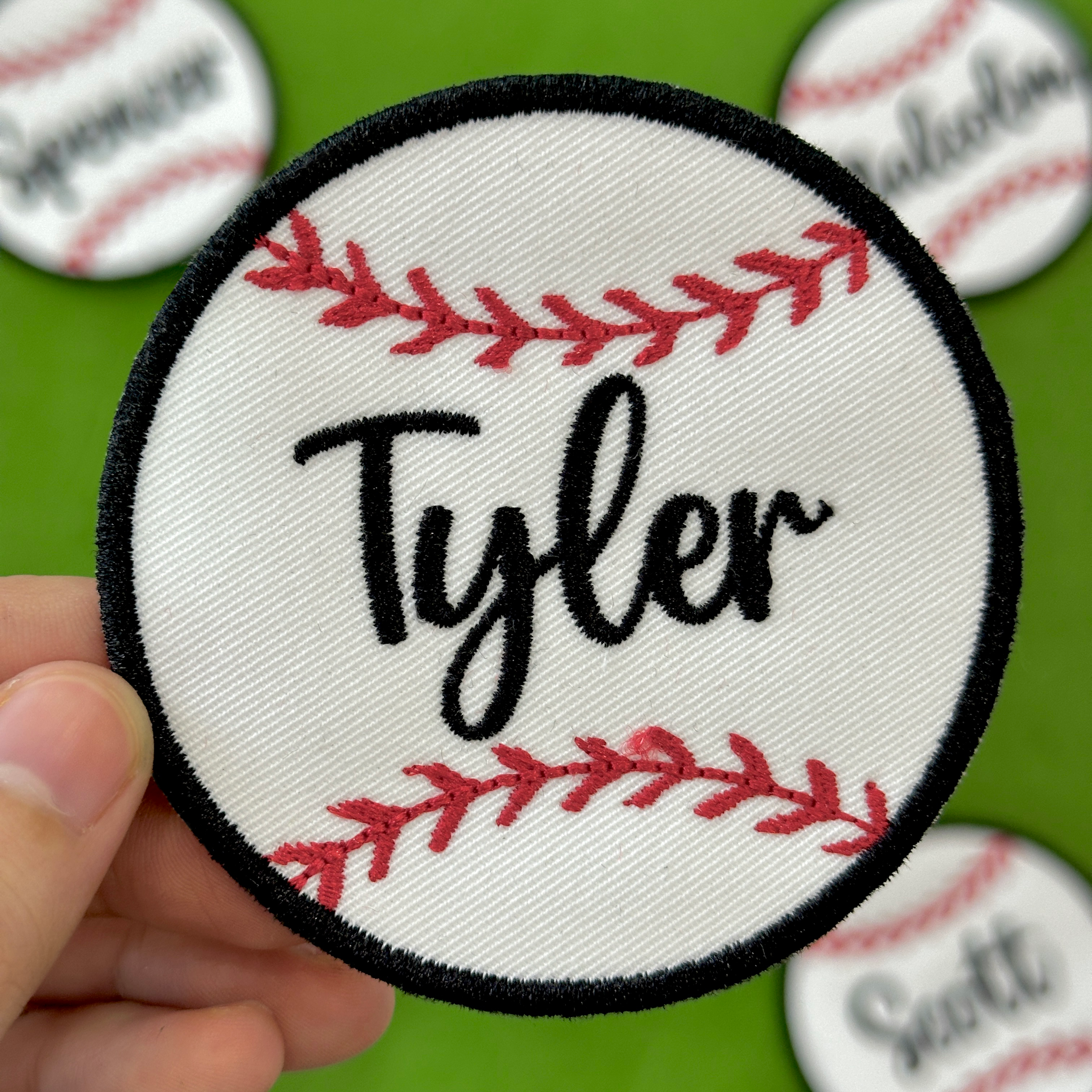 Baseball Round Patch