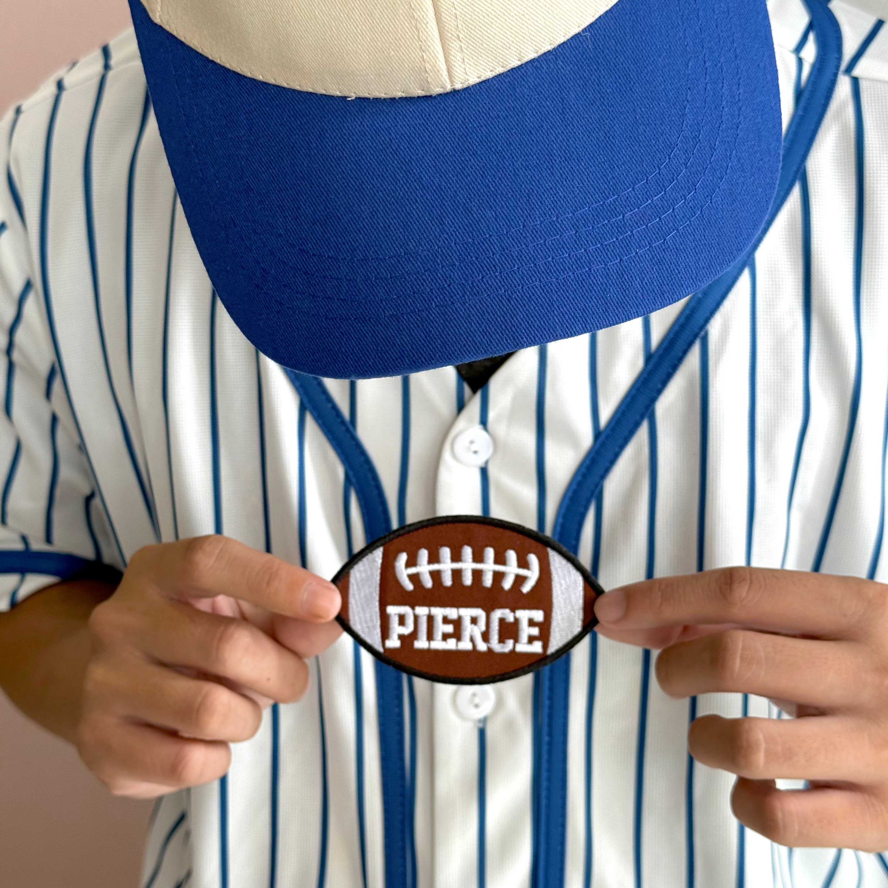 Personalized Football Name Patch