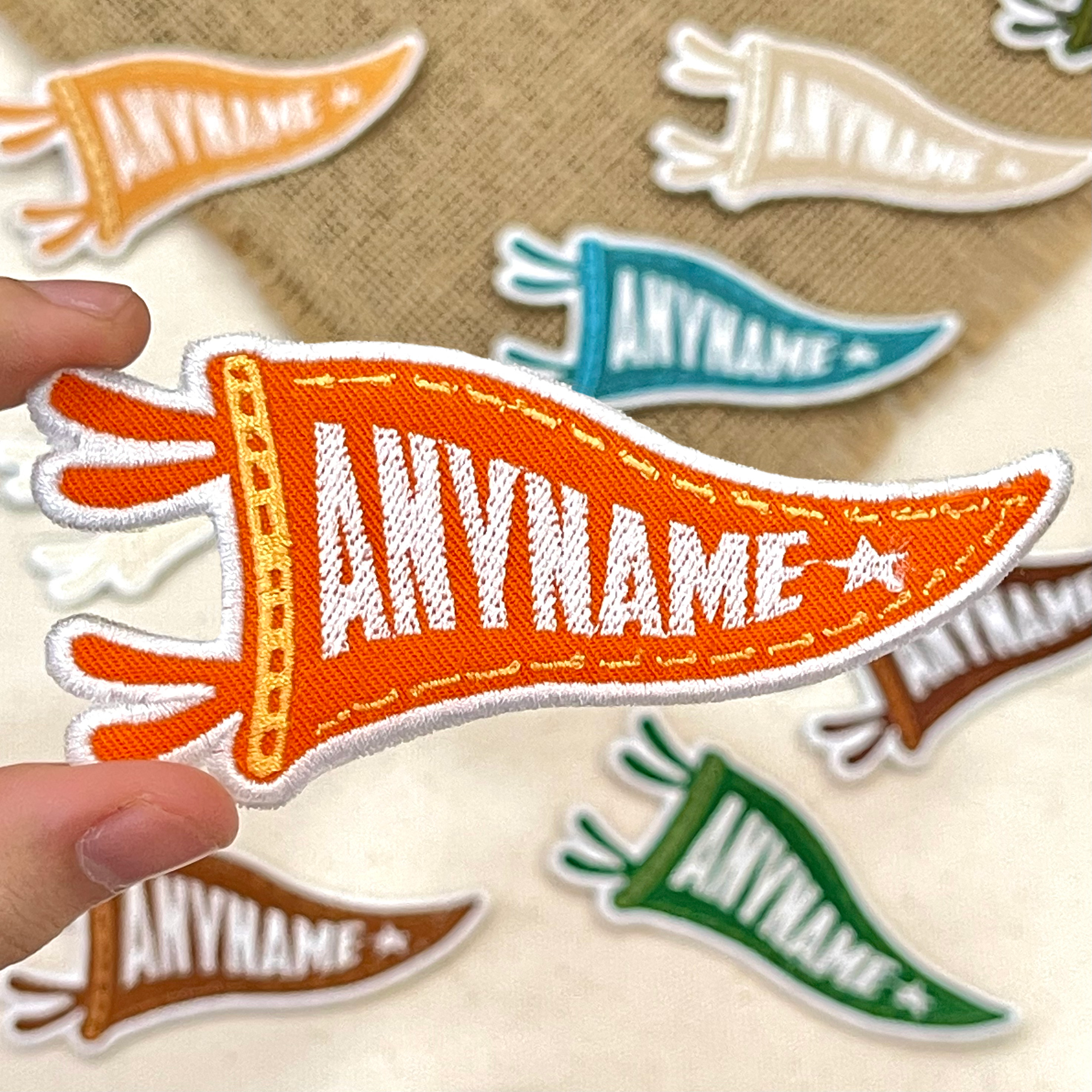 Custom Embroidery Flag Patch