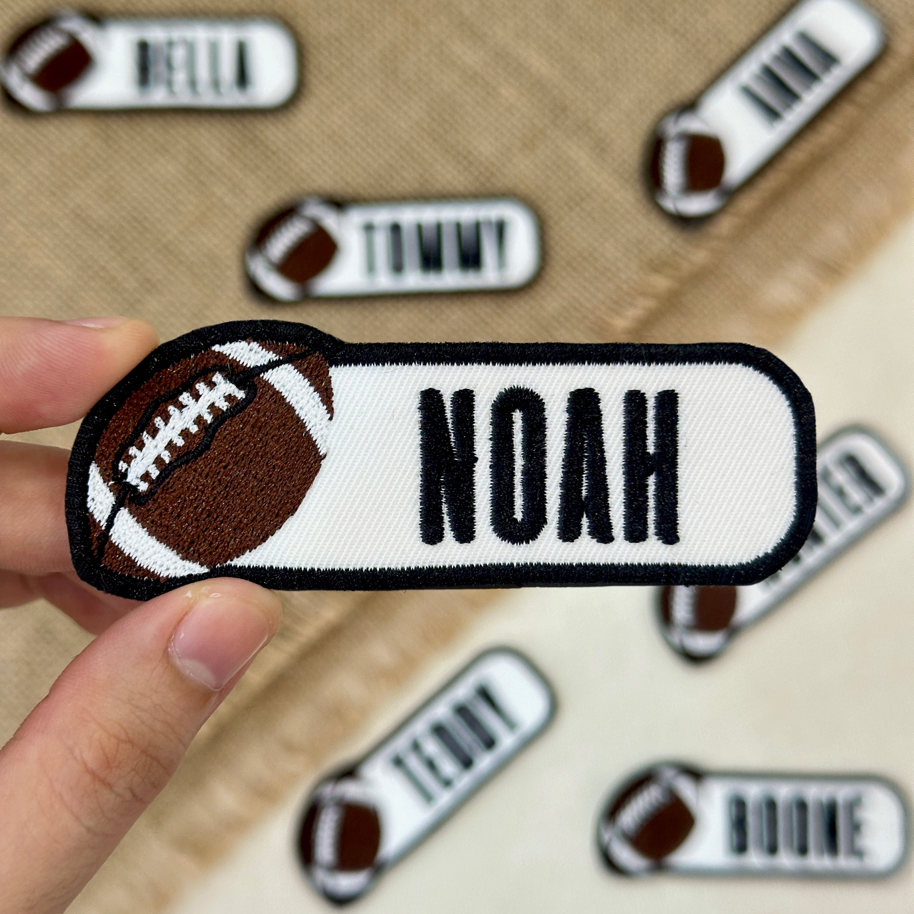 Custom Football Name Patch