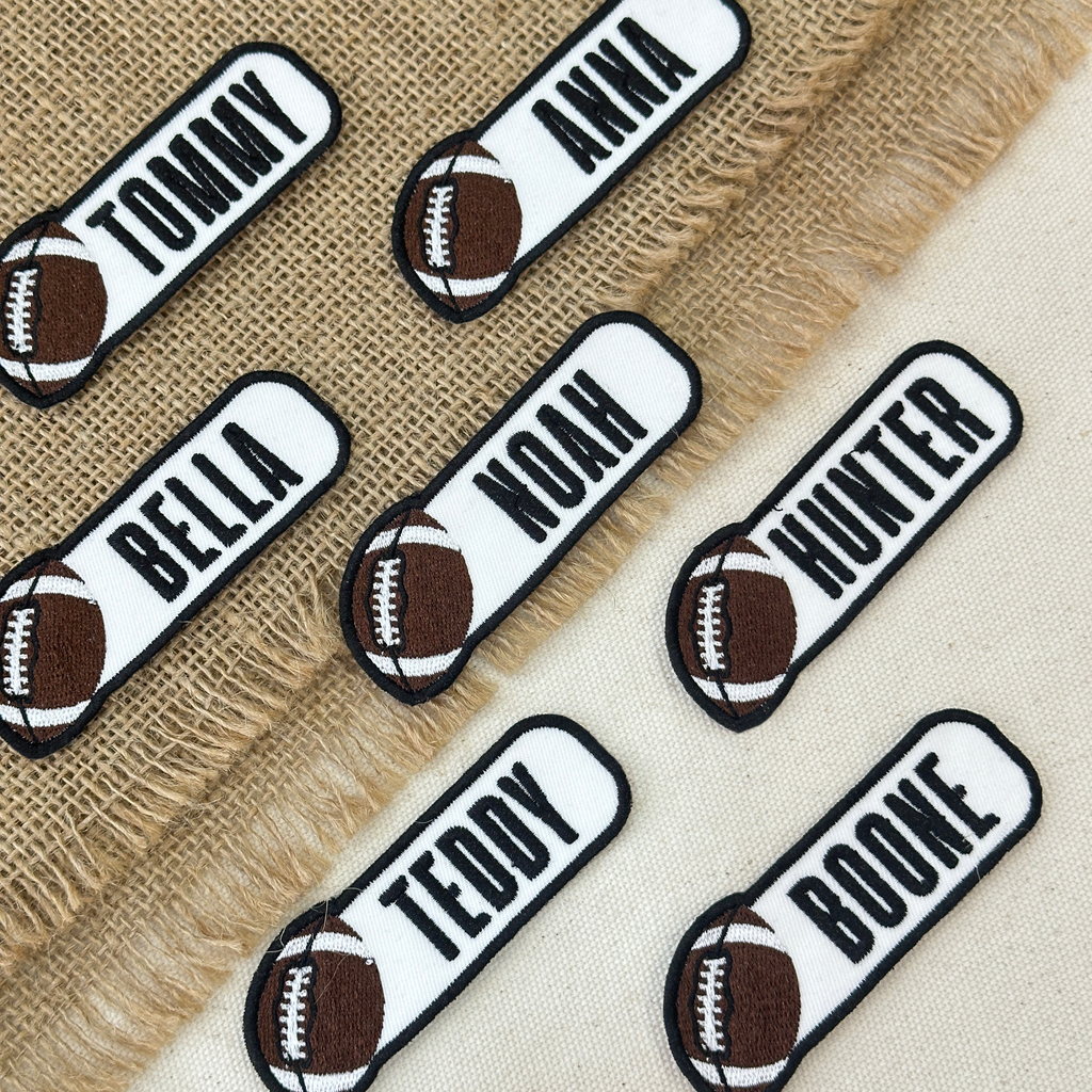Custom Football Name Patch