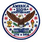USA 250th Anniversary 1776-2026 Patch