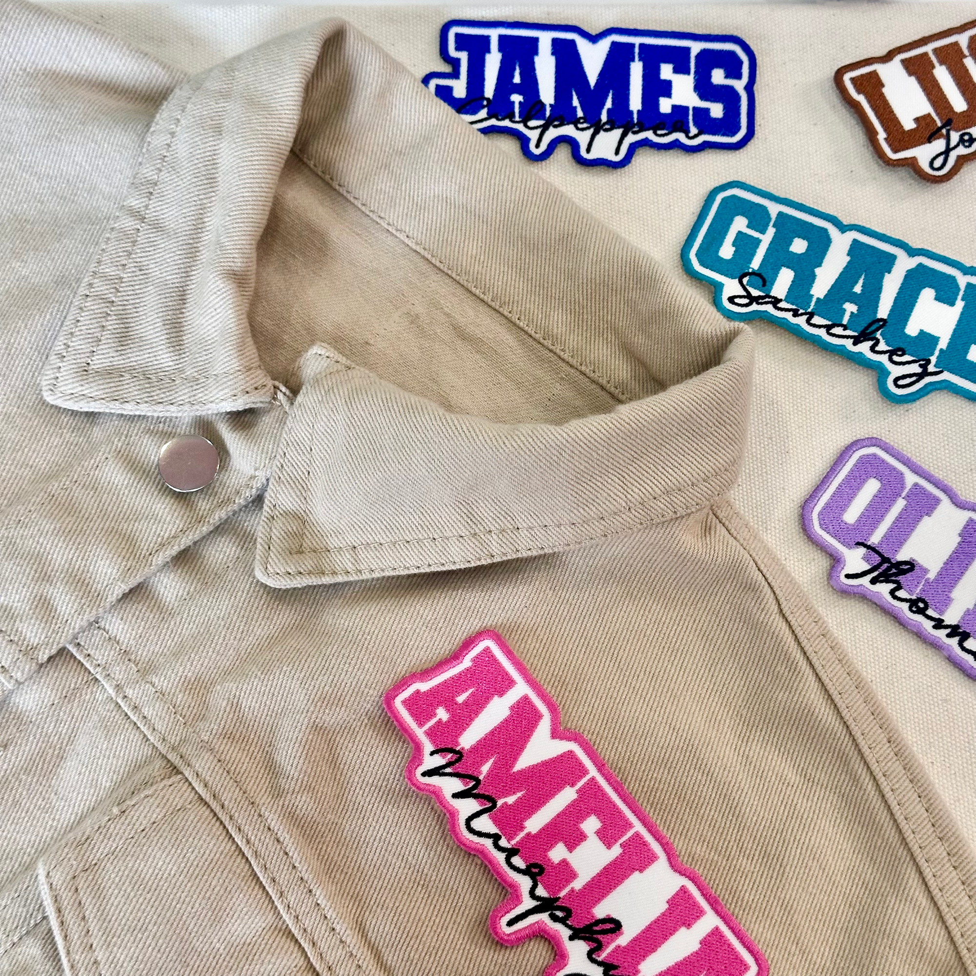 Personalized Signature Name Patch