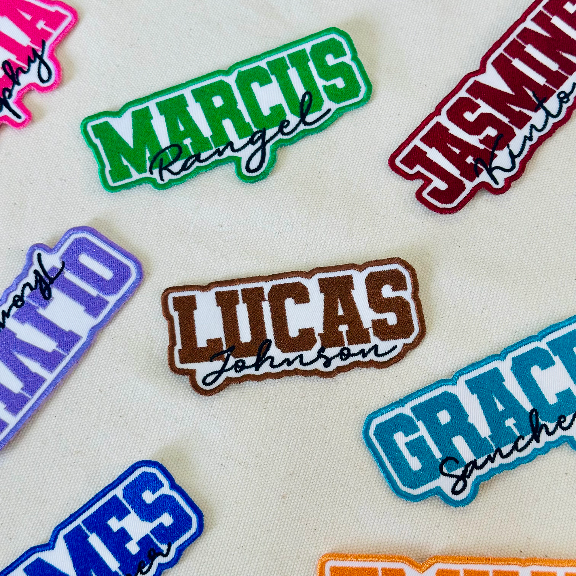 Personalized Signature Name Patch