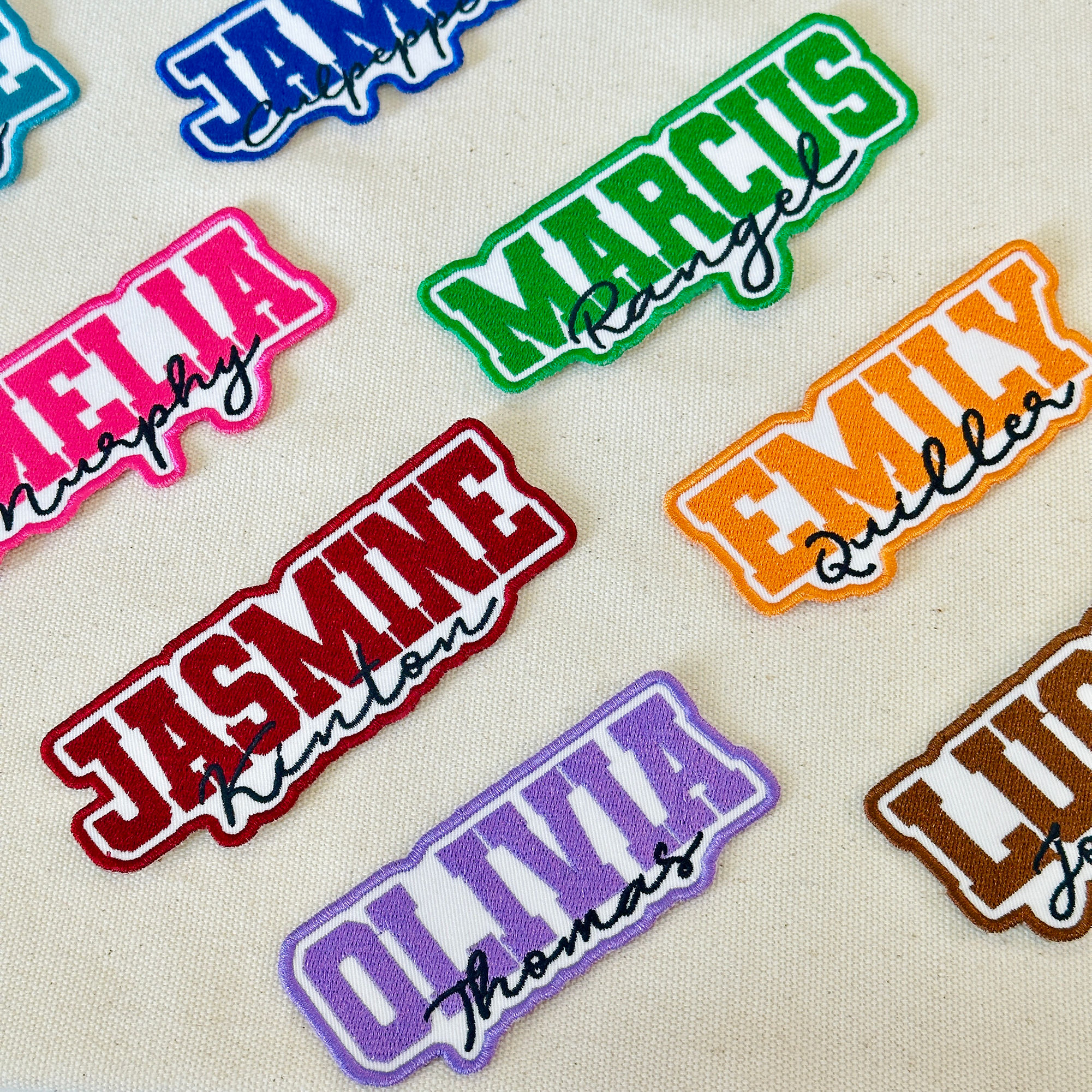 Personalized Signature Name Patch