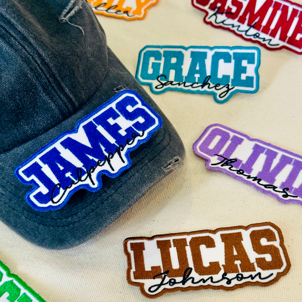 Personalized Signature Name Patch