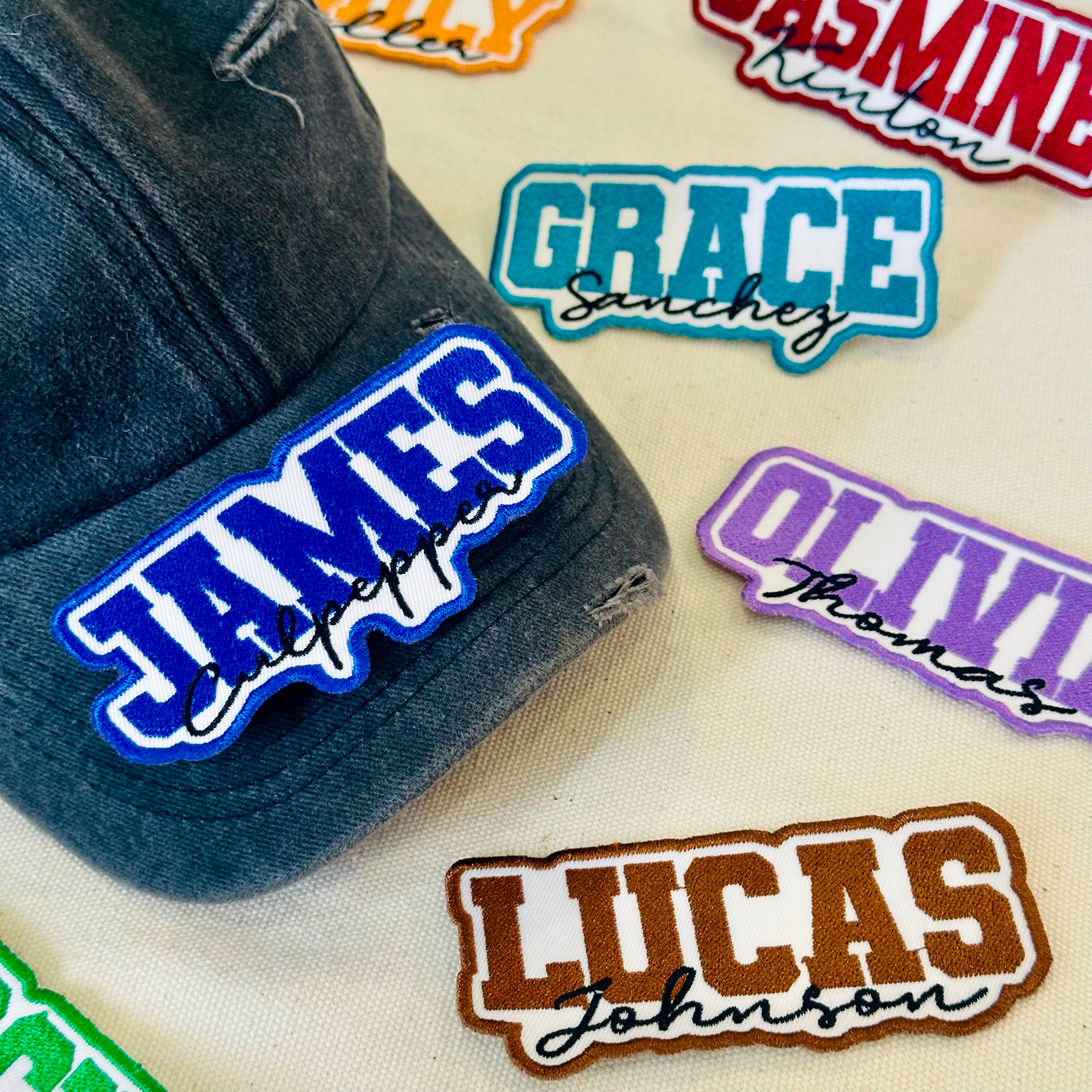 Personalized Signature Name Patch