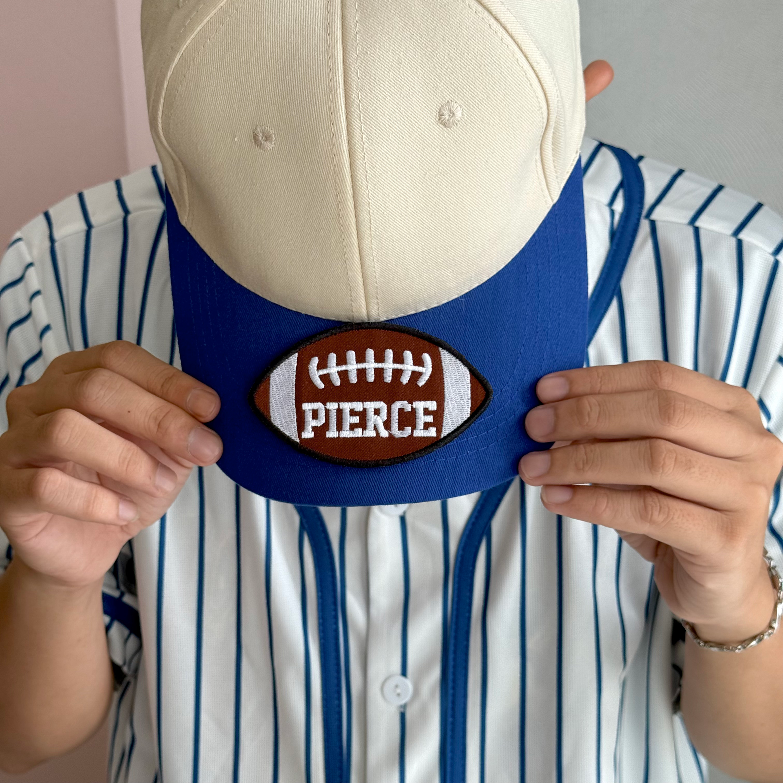 Personalized Football Name Patch