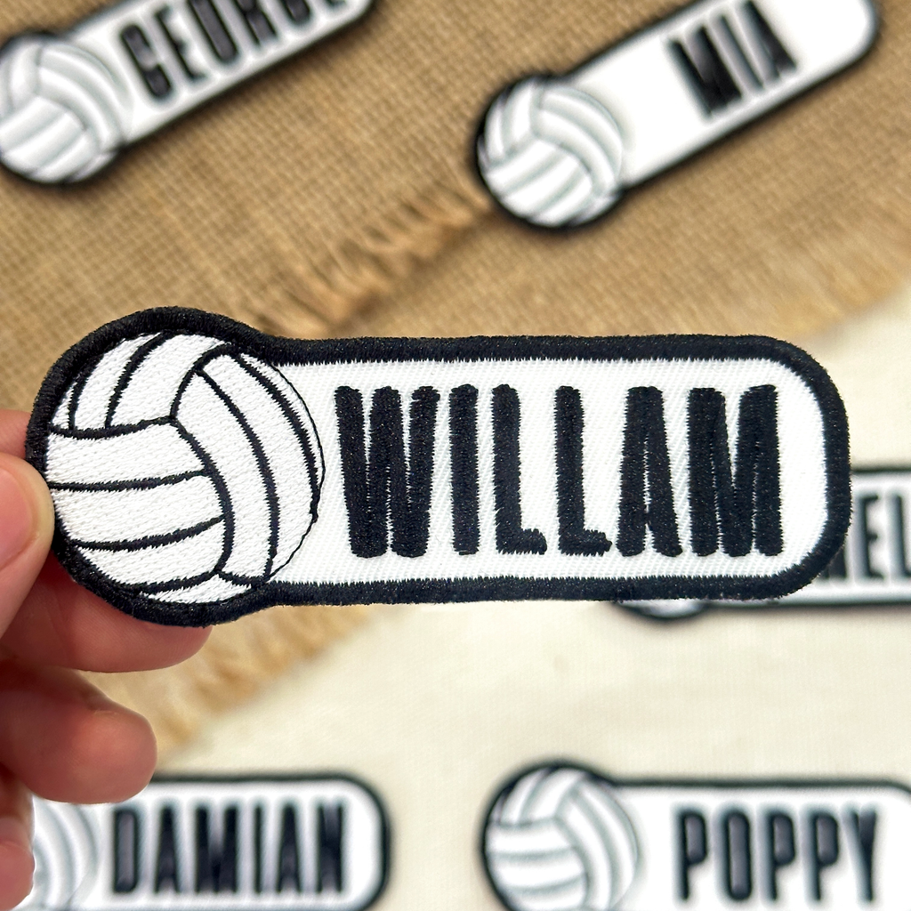 Custom Volleyball Name Patch