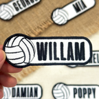 Custom Volleyball Name Patch