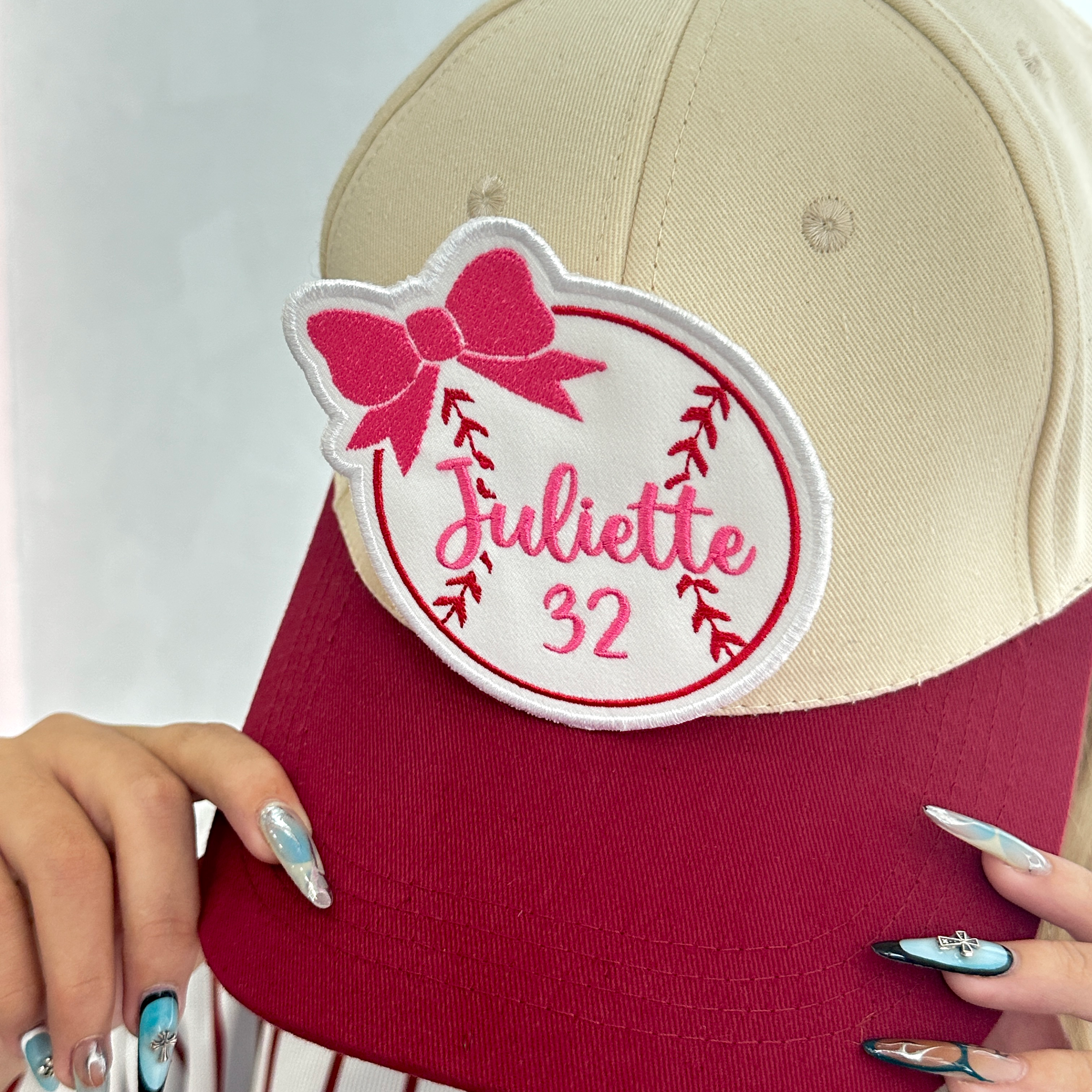 Baseball Bow Patch