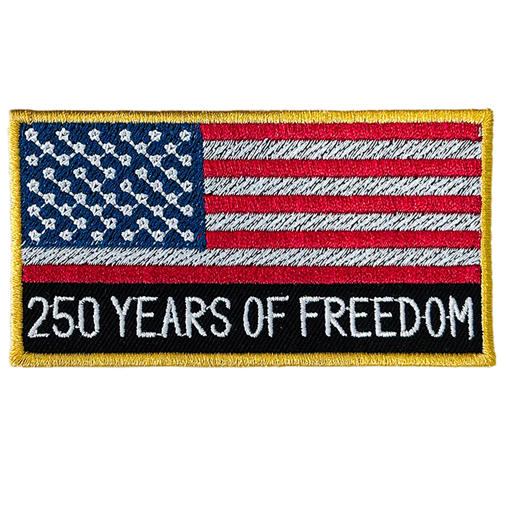 250 Years of Freedom USA Flag Patch