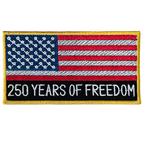 250 Years of Freedom USA Flag Patch