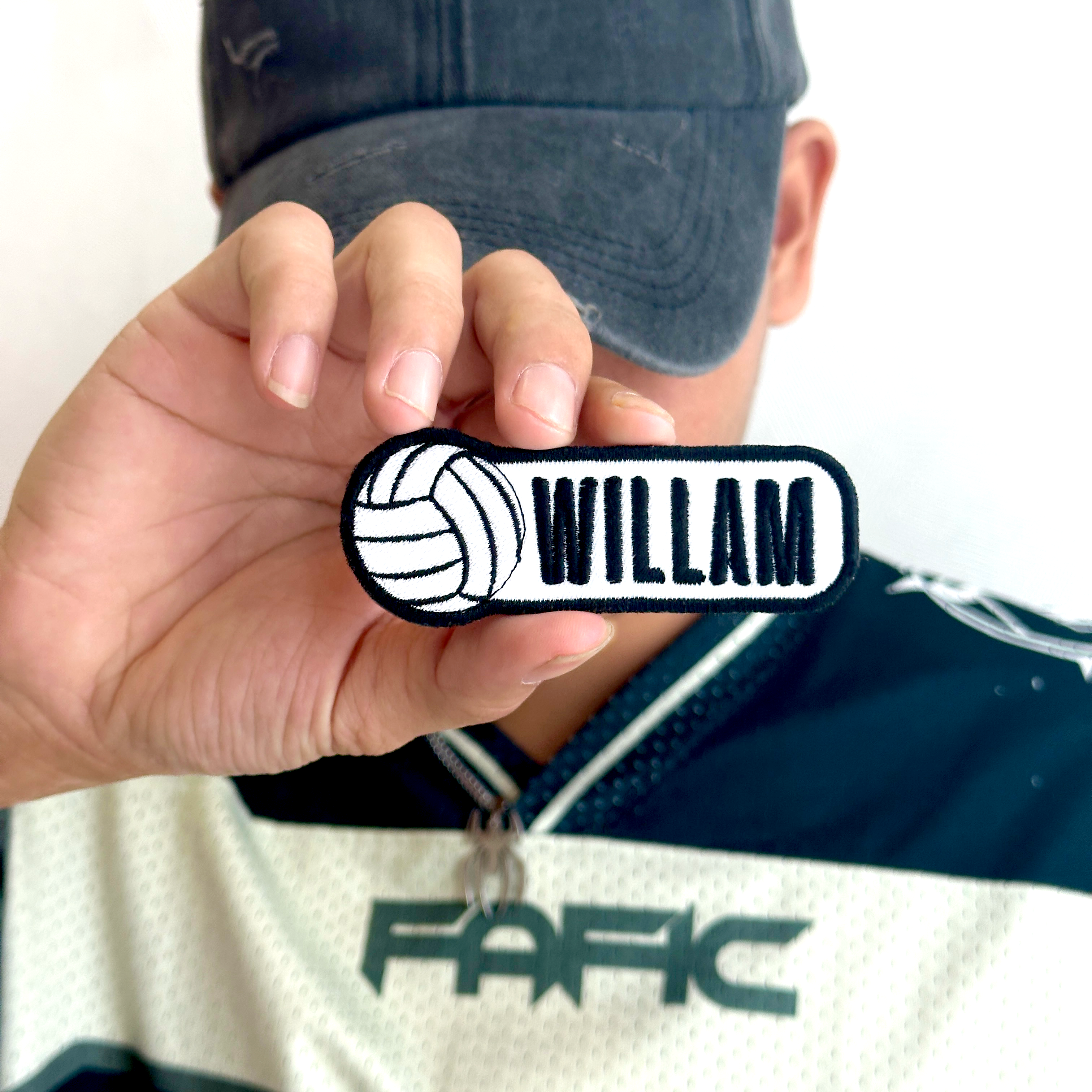 Custom Volleyball Name Patch