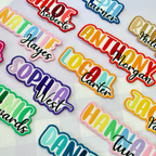 Personalized Ombre Text Patch