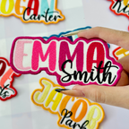 Personalized Ombre Text Patch