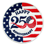 Happy 250 Years Anniversary Patch