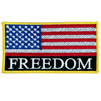 USA Flag Freedom Embroidered Patch